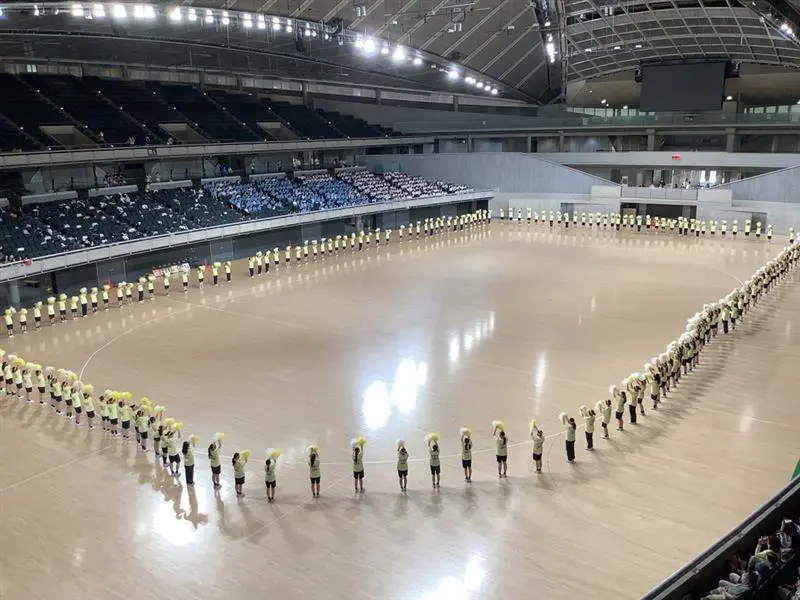 黄色の中３応援合戦