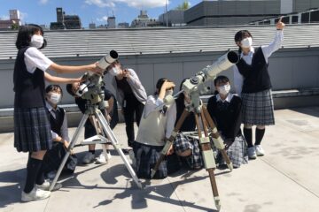 【天文部】天体望遠鏡実習